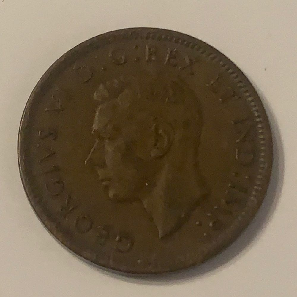 1940 CANADIAN 1 CENT COPPER COIN‎